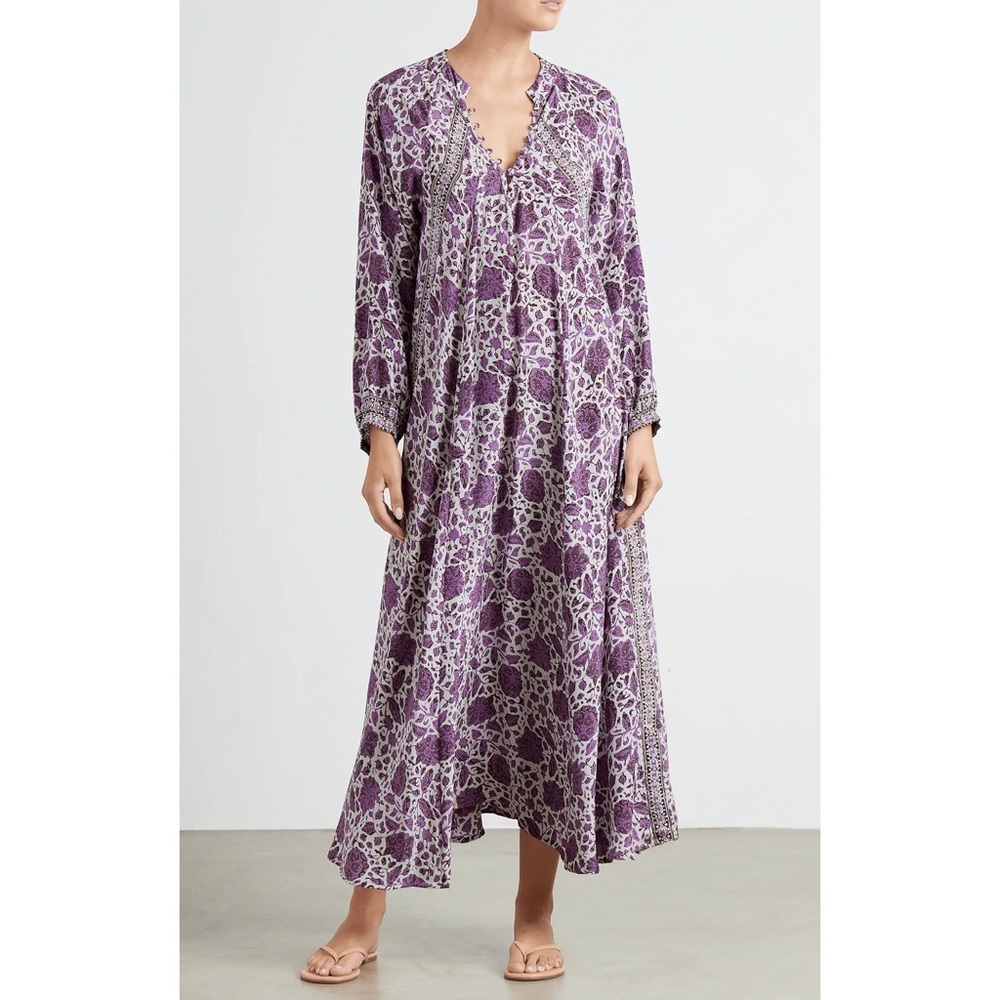 Natalie Martin Fiore Maxi Dress Geranium Violet *Never Worn, No Tags!
